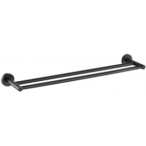 Otus Gun Metal Grey Double Towel Rail 800mm